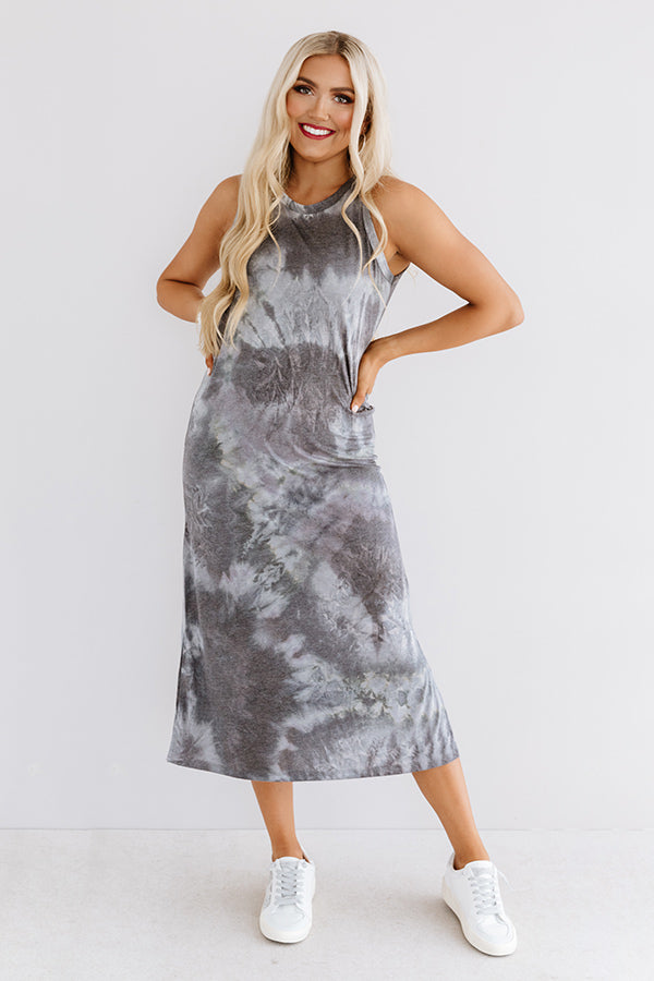 Beach Access Tie Dye Midi-Beginning Fashion
