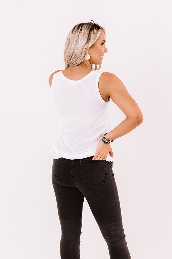 Good Changes Ahead Shift Top In White-Beginning Fashion