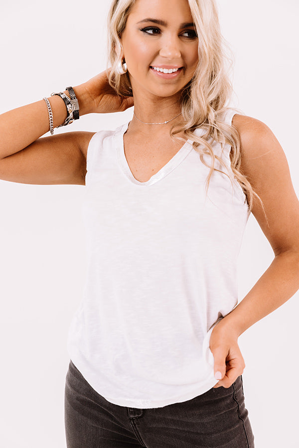 Good Changes Ahead Shift Top In White-Beginning Fashion