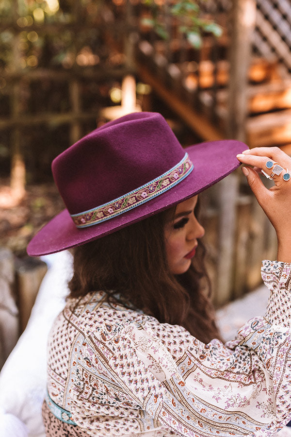 Chic On The Side Wool Hat-Beginning Fashion