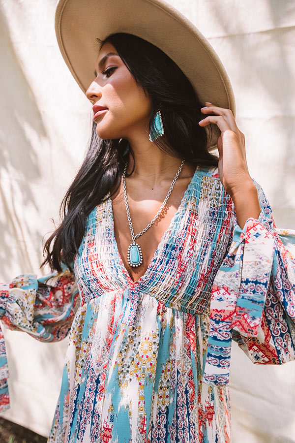 Forever Amore Turquoise Necklace-Beginning Fashion