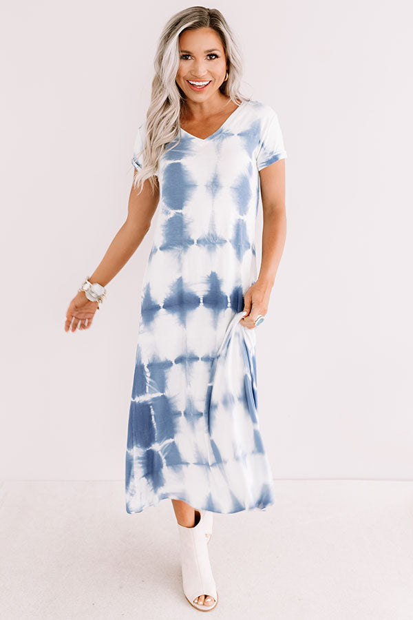 Chic Seascape Tie Dye Midi In Riverside-Beginning Fashion