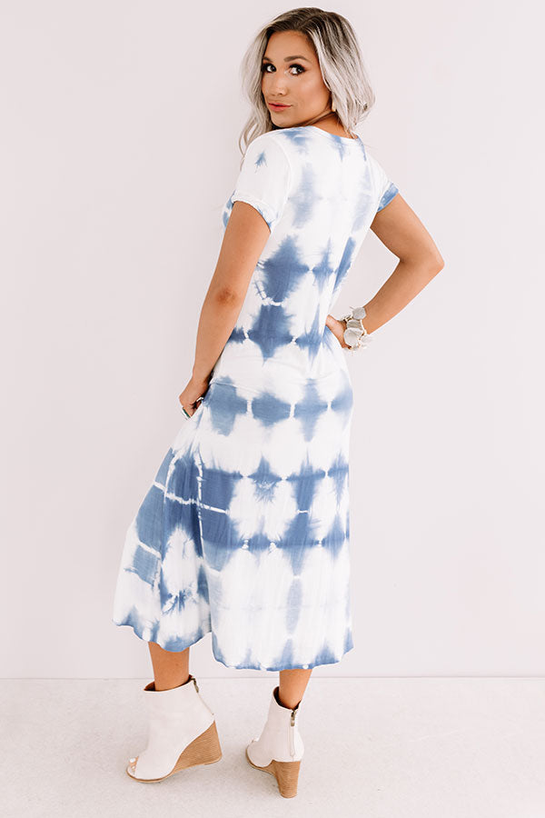 Chic Seascape Tie Dye Midi In Riverside-Beginning Fashion