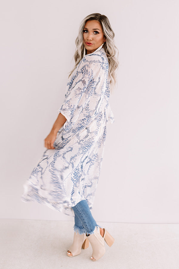 Calm And Collected Snake Print Overlay-Beginning Fashion