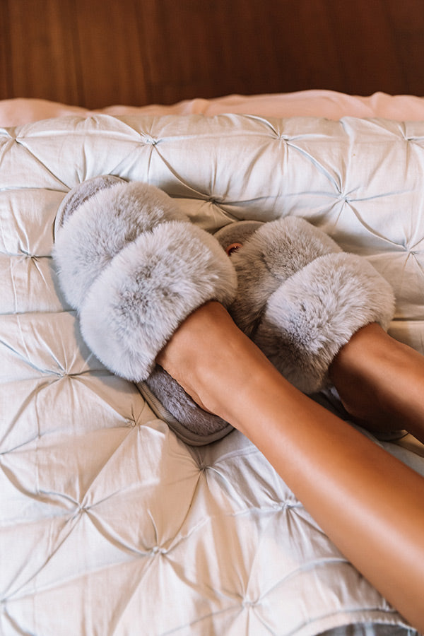Dose Of Cozy Plush Slippers-Beginning Fashion