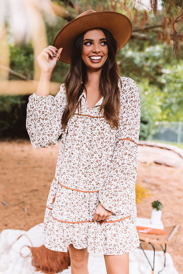 Floating On Cloud Nine Shift Dress In Ivory-Beginning Fashion