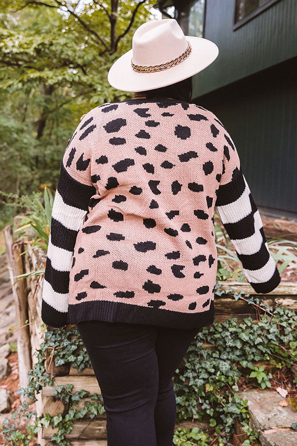 Fall Potential Knit Sweater   Curves-Beginning Fashion