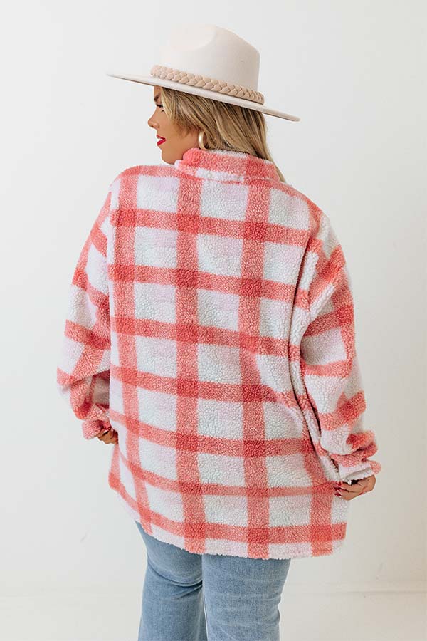 Candlelight Cozy Sherpa Pullover    Curves-Beginning Fashion