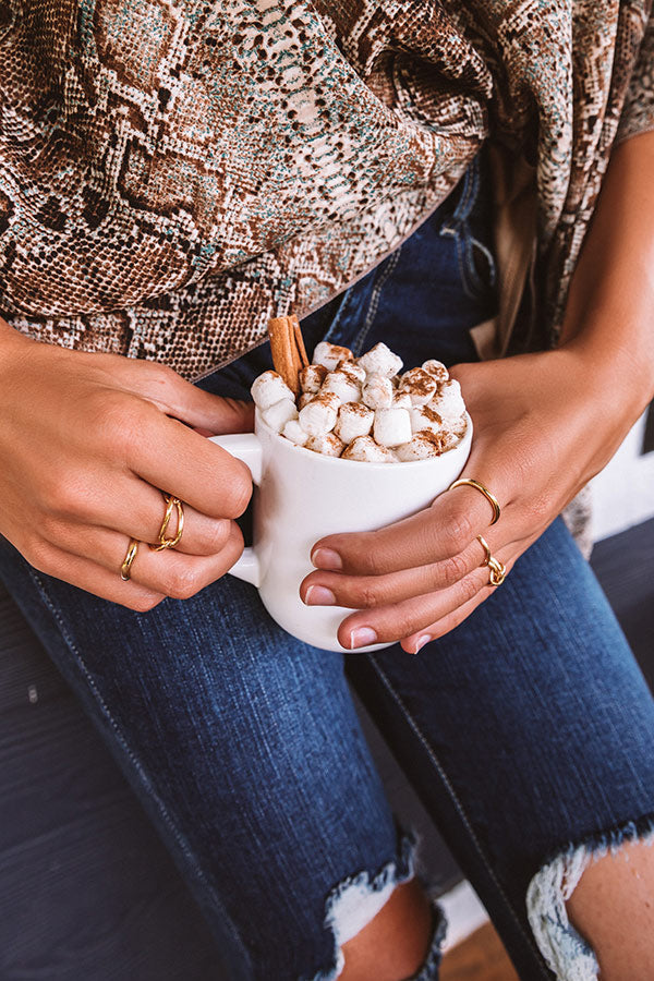 Best Look Ring Set In Gold-Beginning Fashion