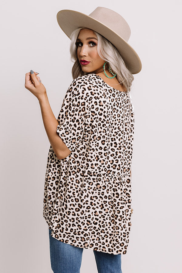 Breckenridge Way Leopard Top-Beginning Fashion