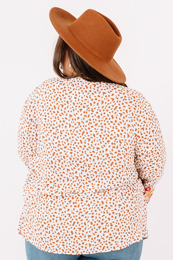 Flaunt It Embroidered Shift Top In Ivory   Curves-Beginning Fashion