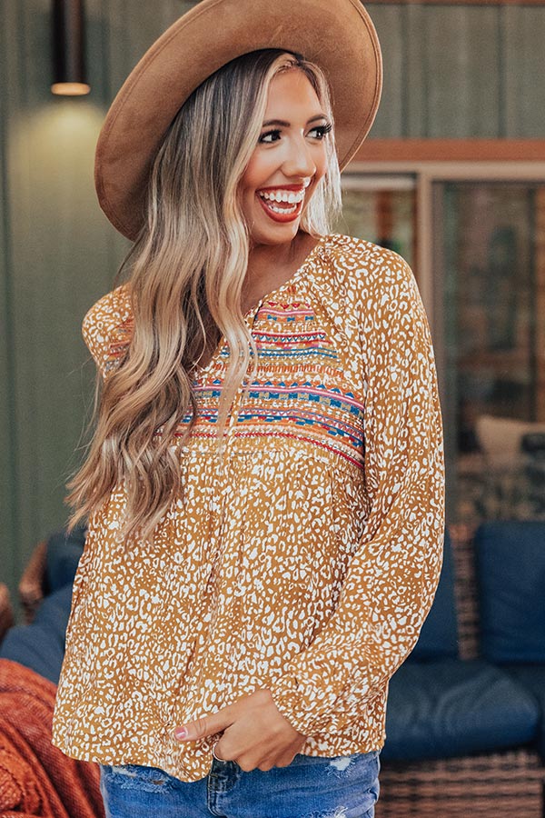 Granting Wishes Embroidered Shift Top-Beginning Fashion