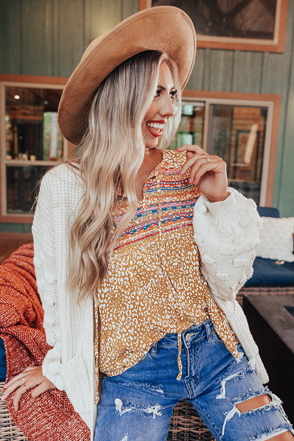 Granting Wishes Embroidered Shift Top-Beginning Fashion