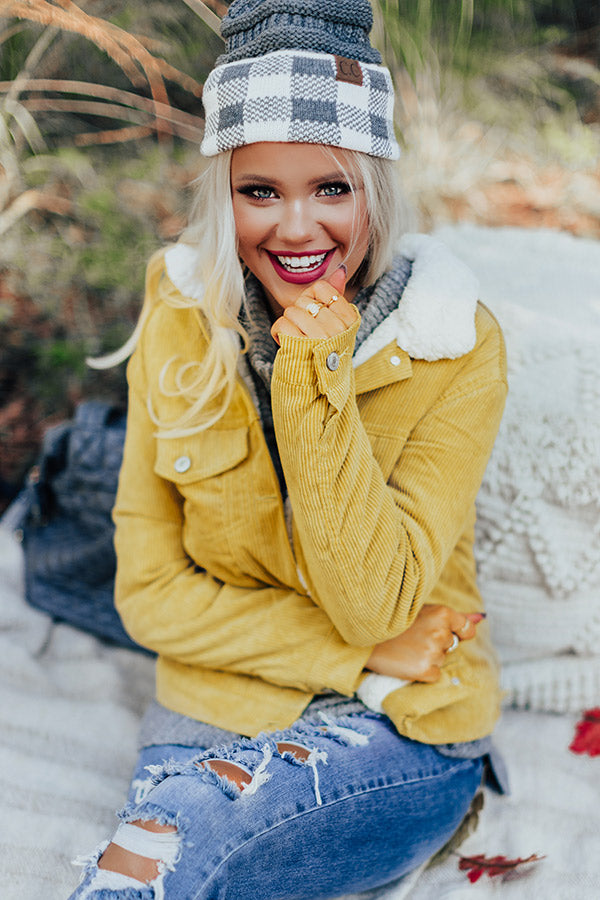 Best Kept Cozy Corduroy Jacket in Primrose Yellow-Beginning Fashion