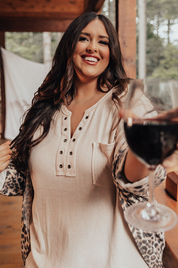 Early Morning Cozy Leopard Cardigan  Curves-Beginning Fashion