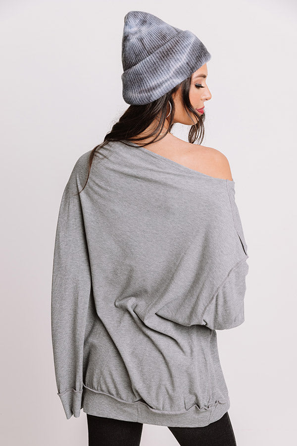 Better Days Ahead Shift Top In Grey-Beginning Fashion