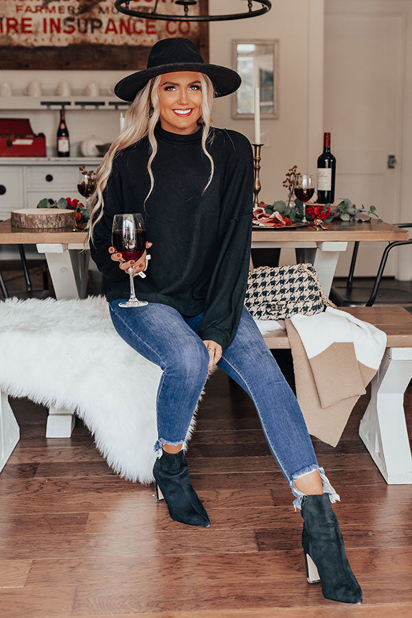 Boulder Weekend Shift Top In Black-Beginning Fashion