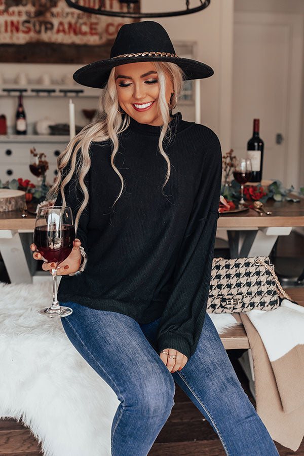 Boulder Weekend Shift Top In Black-Beginning Fashion