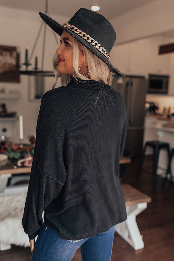 Boulder Weekend Shift Top In Black-Beginning Fashion