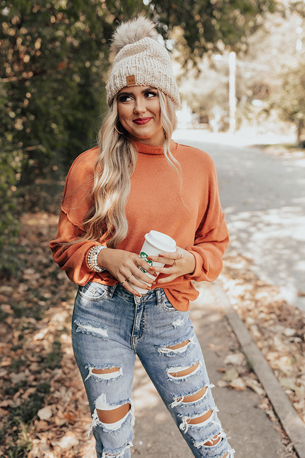 Boulder Weekend Shift Top In Rust-Beginning Fashion