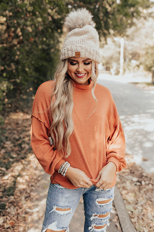 Boulder Weekend Shift Top In Rust-Beginning Fashion