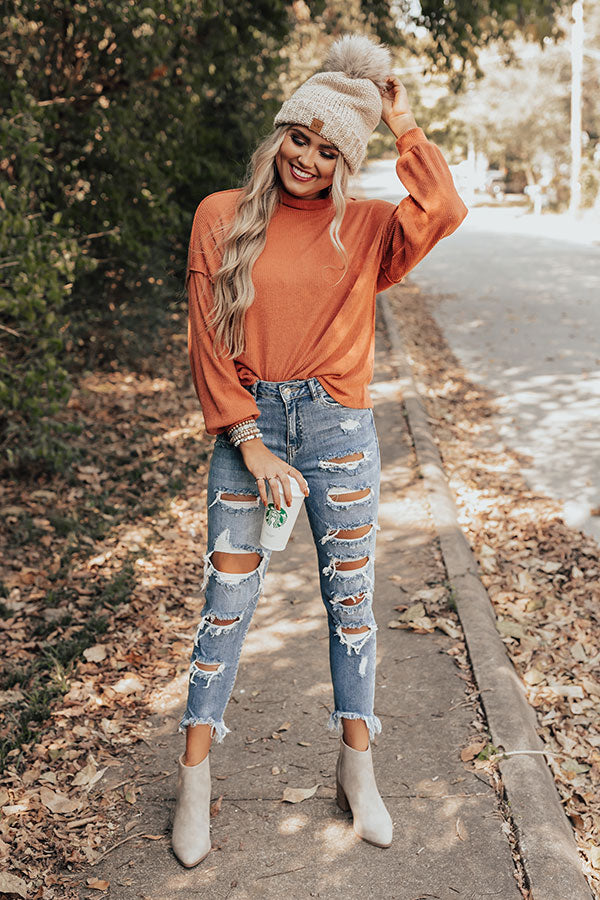 Boulder Weekend Shift Top In Rust-Beginning Fashion