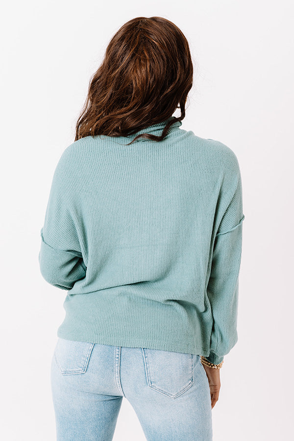 Boulder Weekend Shift Top In Aqua-Beginning Fashion