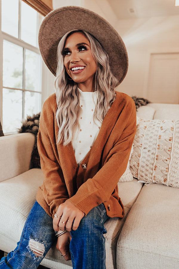 Be There For Me Cardigan In Camel-Beginning Fashion