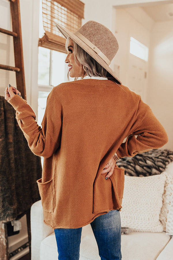 Be There For Me Cardigan In Camel-Beginning Fashion