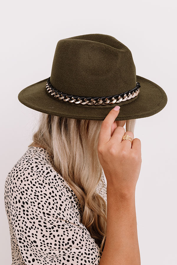 Cider And Hugs Hat In Olive-Beginning Fashion
