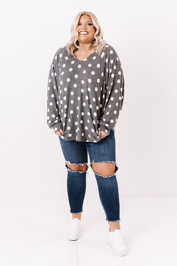 Coziest Ever Shift Top    Curves-Beginning Fashion