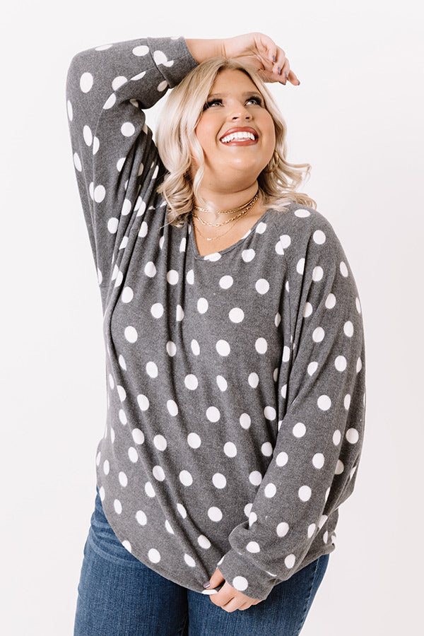 Coziest Ever Shift Top    Curves-Beginning Fashion