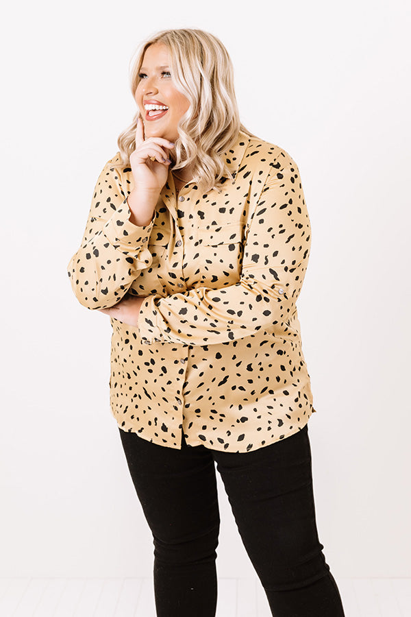 Down The Road Shift Top In Camel Curves-Beginning Fashion