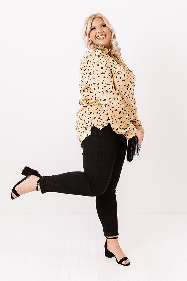 Down The Road Shift Top In Camel Curves-Beginning Fashion