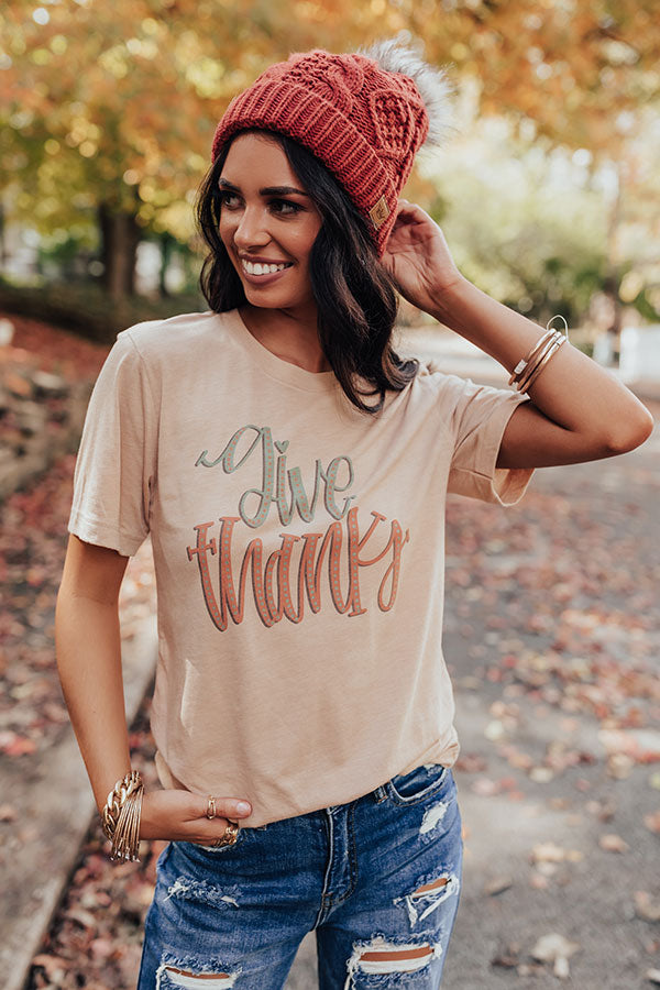 Give Thanks Tee-Beginning Fashion