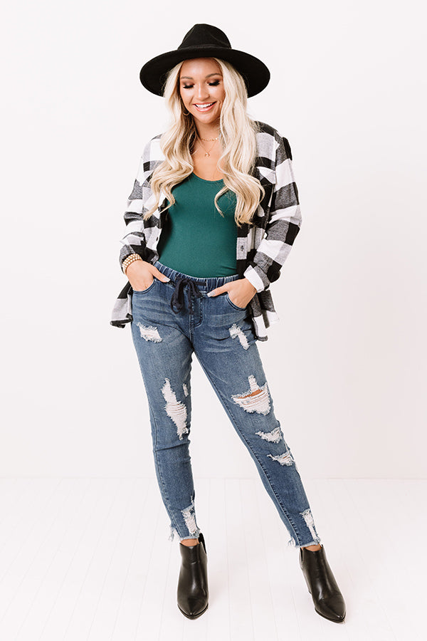 Basic Instincts Seamless Tank In Hunter Green-Beginning Fashion