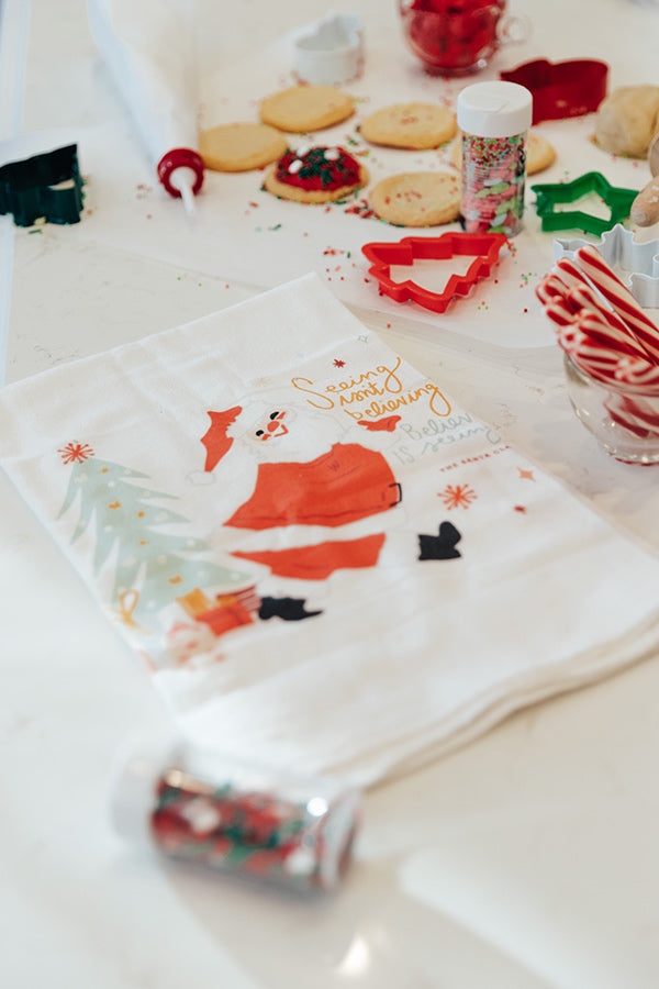 Believing Is Seeing Flour Sack Towel-Beginning Fashion