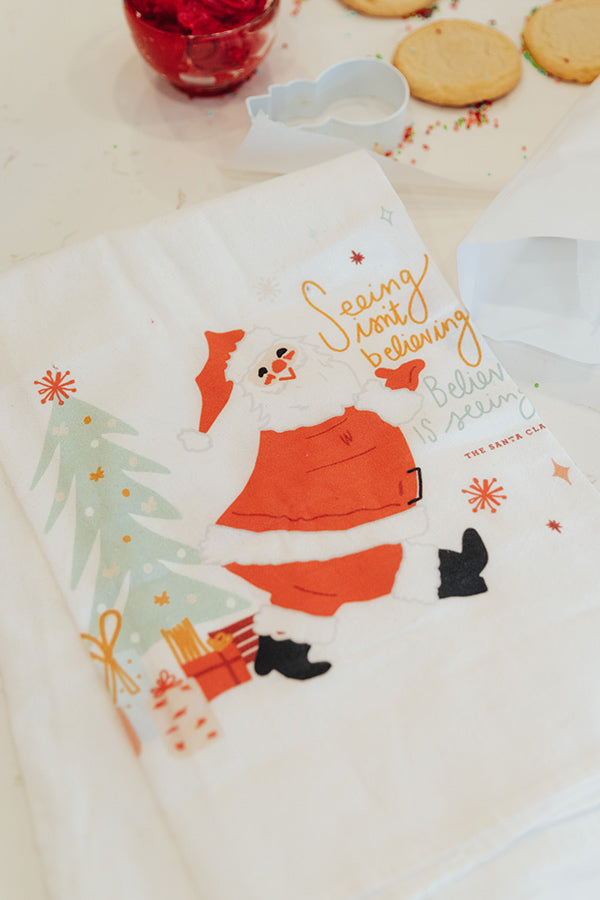 Believing Is Seeing Flour Sack Towel-Beginning Fashion