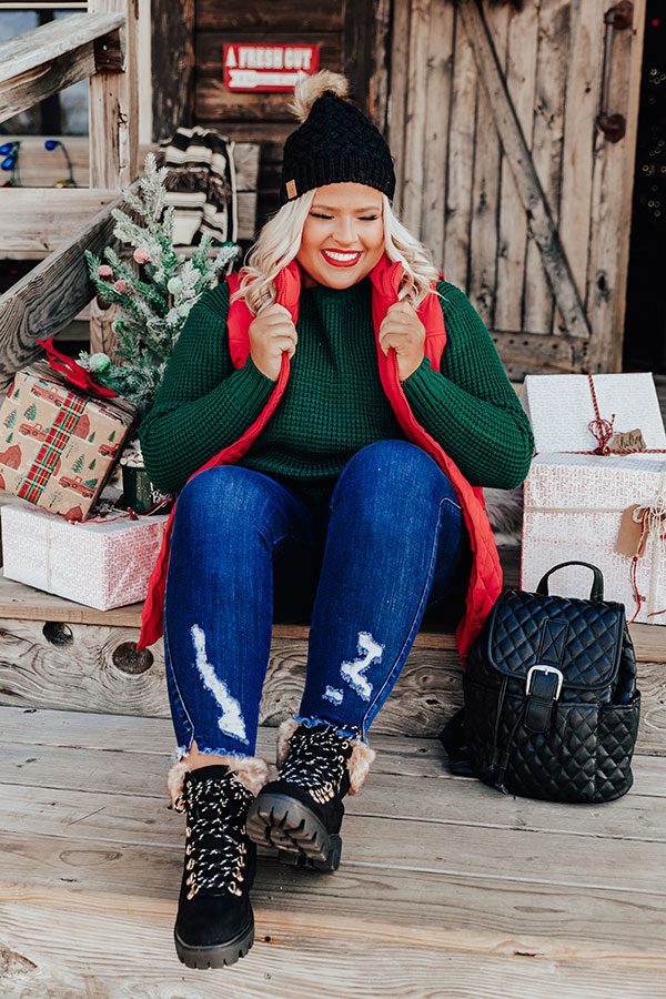Big Bear Lake Quilted Vest in Wine Curves-Beginning Fashion