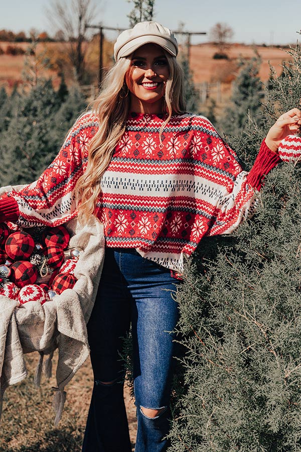 Bells Are Ringing Top In Red-Beginning Fashion