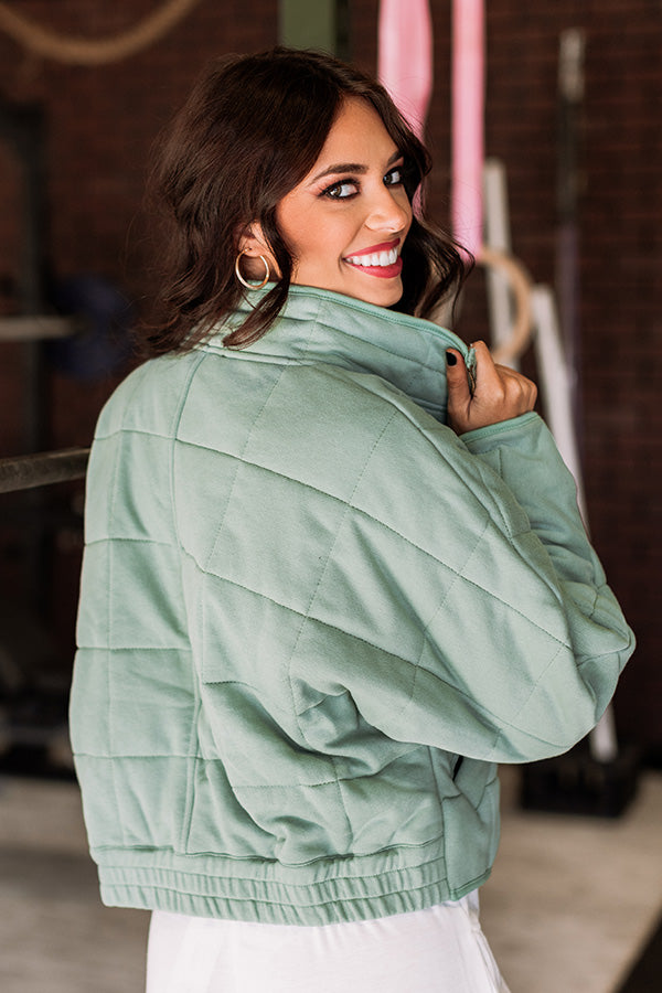 Blizzard On Broadway Jacket In Pear-Beginning Fashion