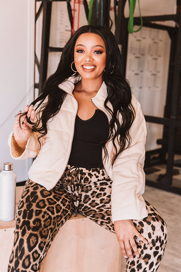 Blizzard On Broadway Jacket In Cream-Beginning Fashion