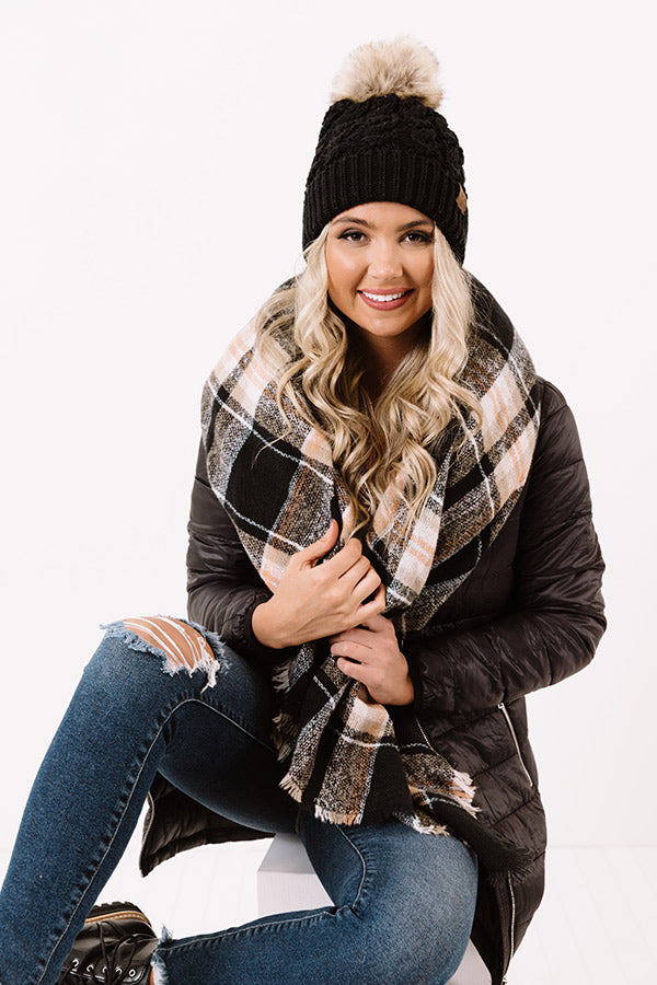 Baking Cookies Plaid Blanket Scarf-Beginning Fashion