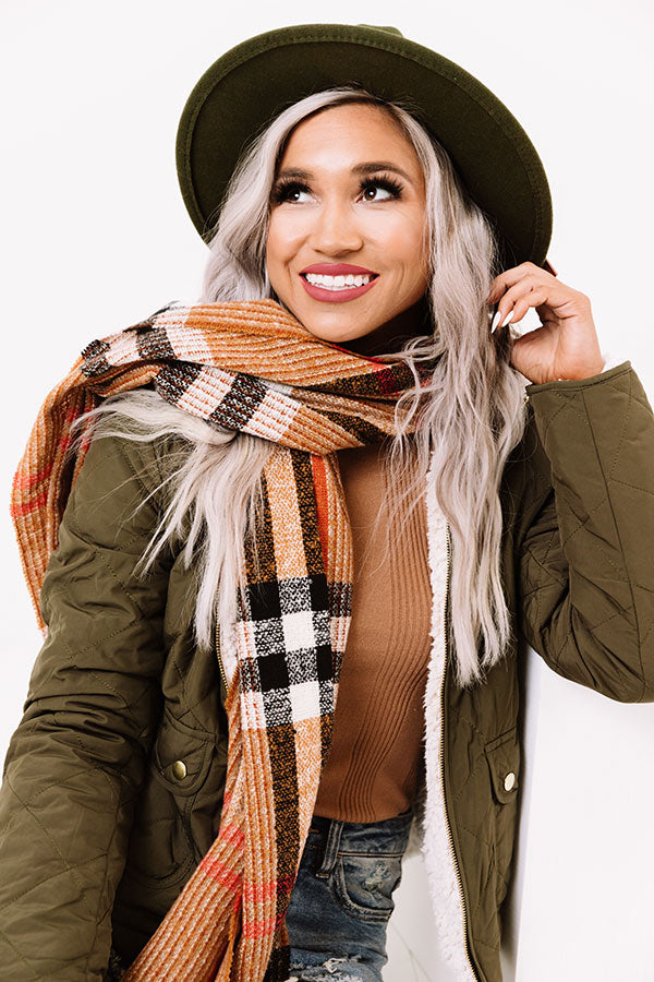 Brooklyn Views Scarf In Camel-Beginning Fashion