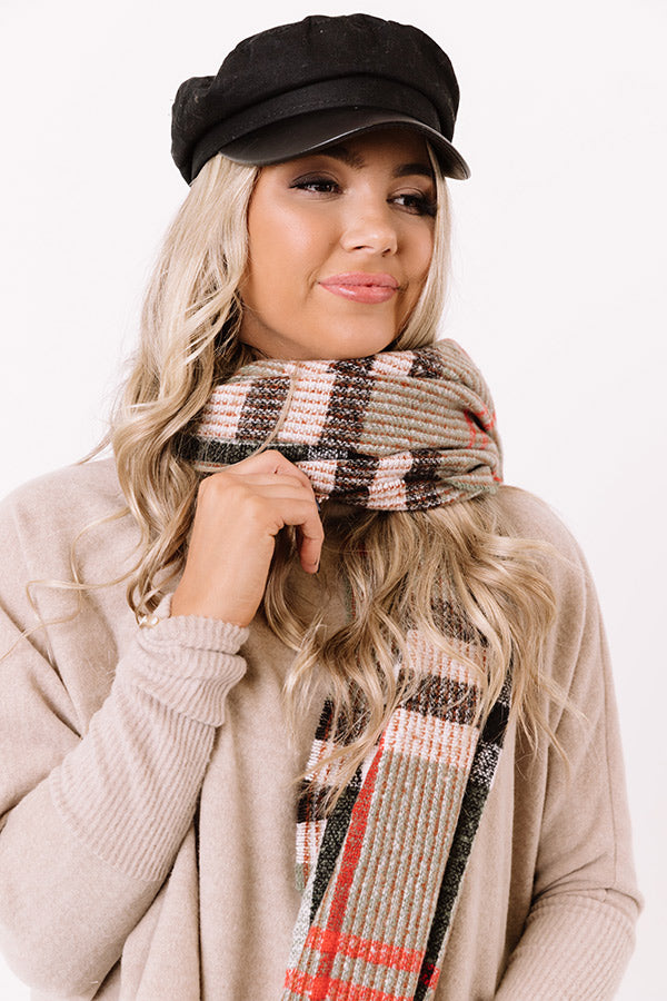 Brooklyn Views Scarf In Sage-Beginning Fashion