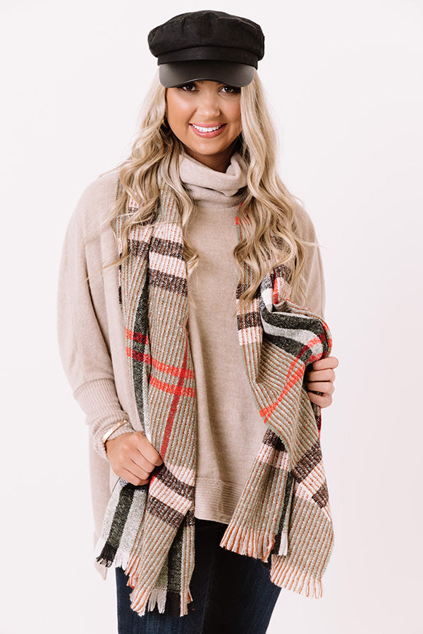 Brooklyn Views Scarf In Sage-Beginning Fashion