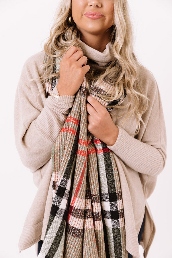 Brooklyn Views Scarf In Sage-Beginning Fashion