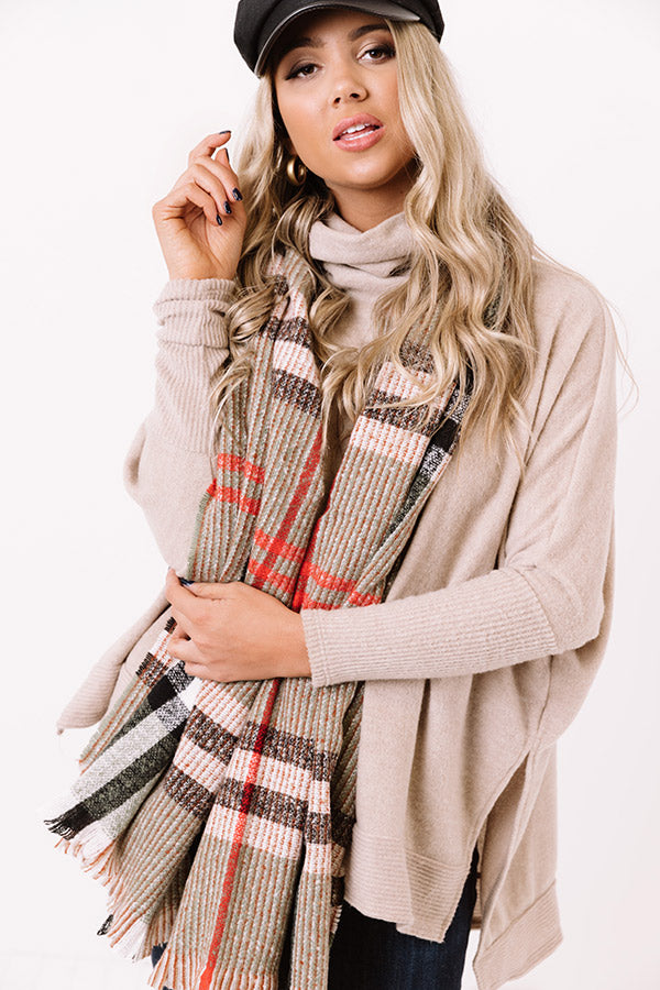 Brooklyn Views Scarf In Sage-Beginning Fashion