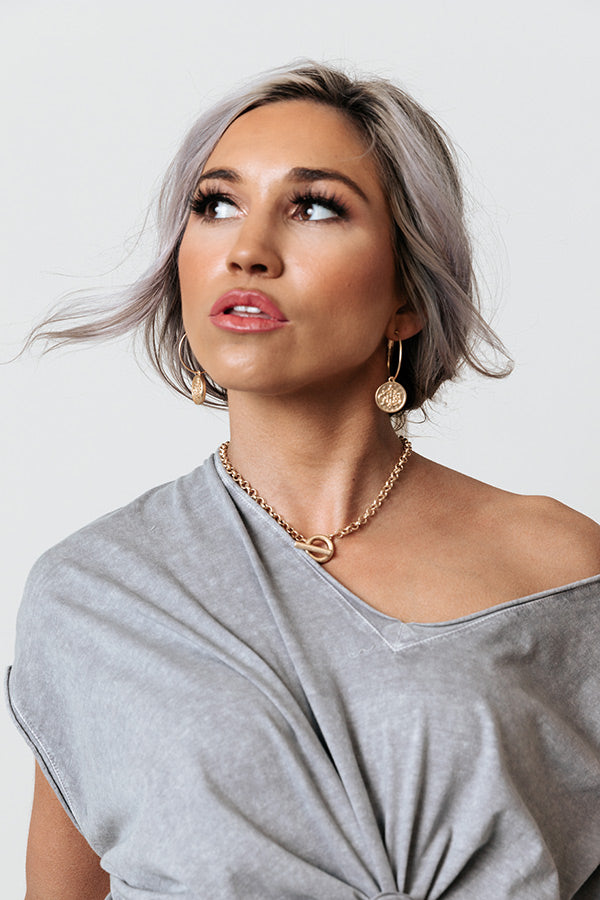 Here For Happy Hour Necklace-Beginning Fashion