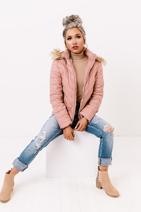 Everyday Contentment Jacket In Blush-Beginning Fashion